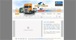 Desktop Screenshot of eurotrucksimulator.com